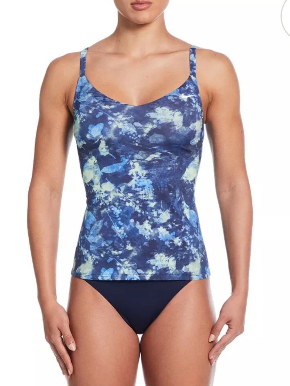 Women's Nike Floral Tie Dye V-Neck Tankini 2pc